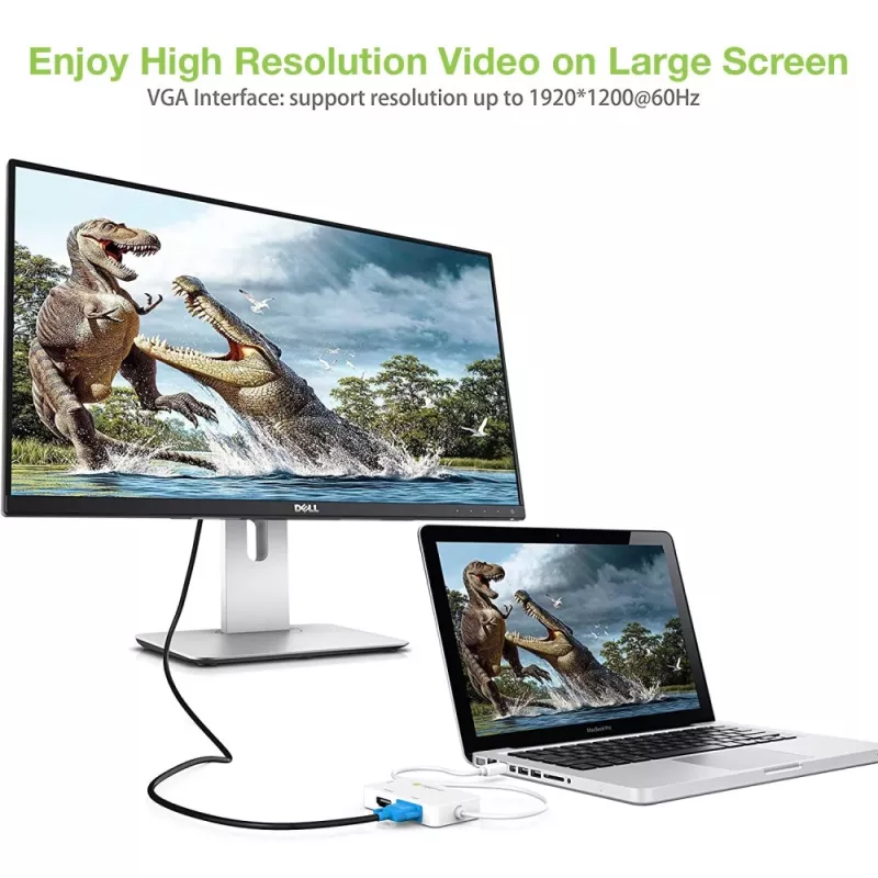 Techly-adapteri 3 in 1 Mini DisplayPort (Thunderbolt) HDMI / DVI / VGA IADAP MDP-COMBOF12