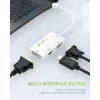 Techly-adapteri 3 in 1 Mini DisplayPort (Thunderbolt) HDMI / DVI / VGA IADAP MDP-COMBOF12