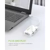 Techly-adapteri 3 in 1 Mini DisplayPort (Thunderbolt) HDMI / DVI / VGA IADAP MDP-COMBOF12