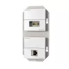 Pistorasiaosa RJ-45 + HDMI Kindermann 7456 000 544