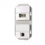 Pistorasiaosa RJ-45 + HDMI Kindermann 7456 000 544