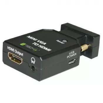 Techly mini-muunnin VGA ja audio HDMI:ksi IDATA VGA-HDMINI
