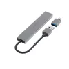 Hama 00200141 USB-keskitin USB 3.2 Gen 1 (3.1 Gen 1) Type-A 5000 Mbit/s harmaa