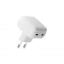 Seinä laturi bramante re-charge Pro EU litteä 2×USB-C 20W valkoinen (sisäkäyttöön)