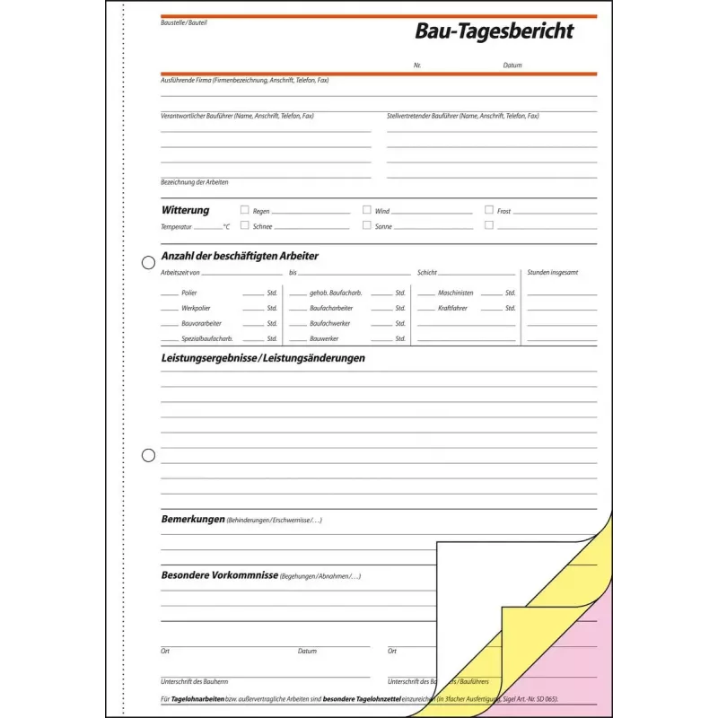 Liikelomake Sigel SD063 vihreä A4 120 arkkia