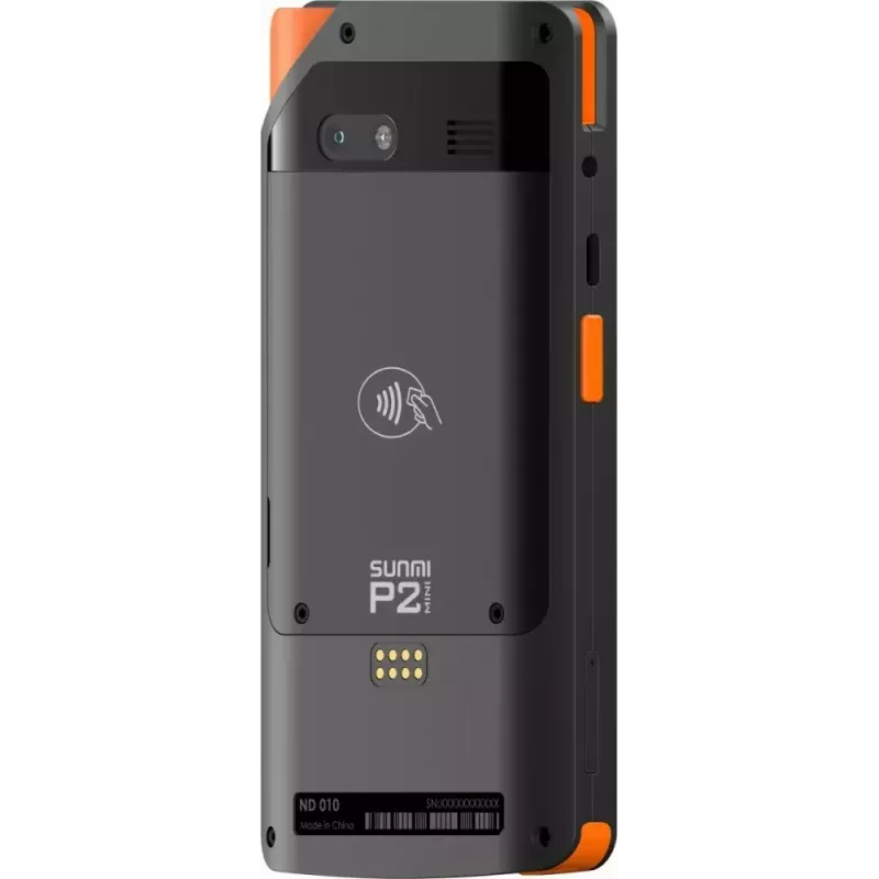 Mobiles POS SUNMI P2 Mini 2 GB RAM, 16 GB tallennustila ja 5-MP-kamera