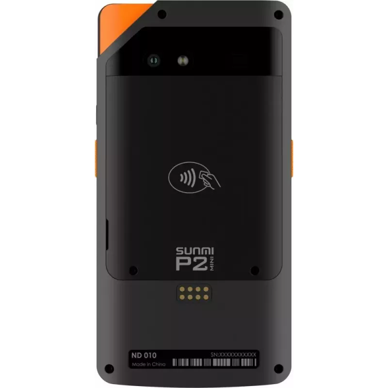 Mobiles POS SUNMI P2 Mini 2 GB RAM, 16 GB tallennustila ja 5-MP-kamera