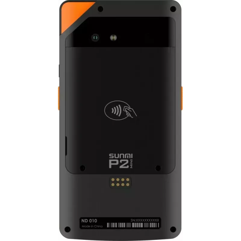Mobiles POS SUNMI P2 Mini 2 GB RAM, 16 GB tallennustila ja 5-MP-kamera