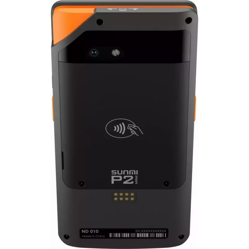 Mobiles POS SUNMI P2 Mini 2 GB RAM, 16 GB tallennustila ja 5-MP-kamera