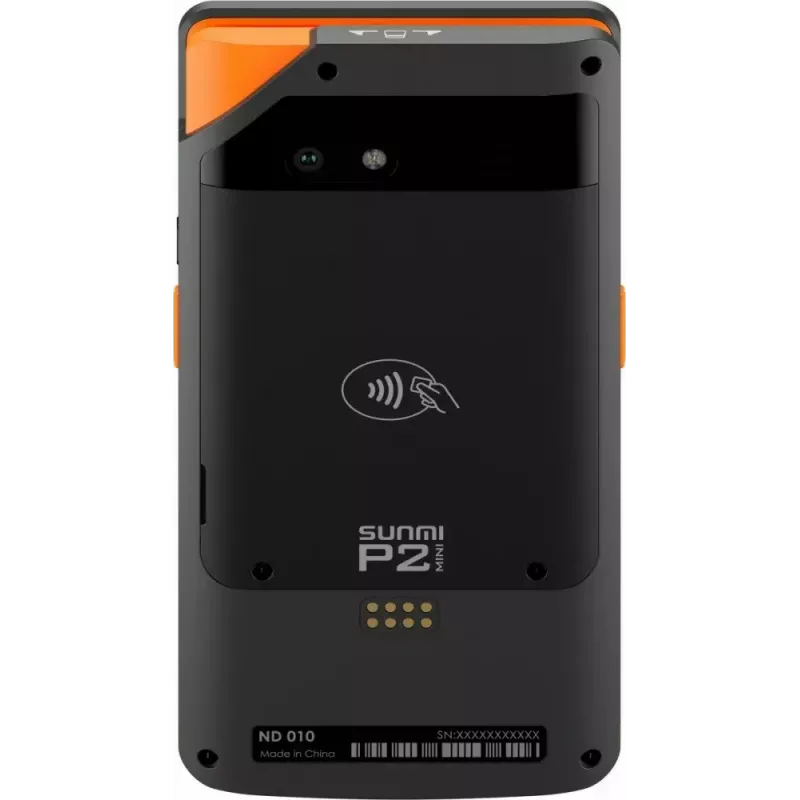 Mobiles POS SUNMI P2 Mini 2 GB RAM, 16 GB tallennustila ja 5-MP-kamera