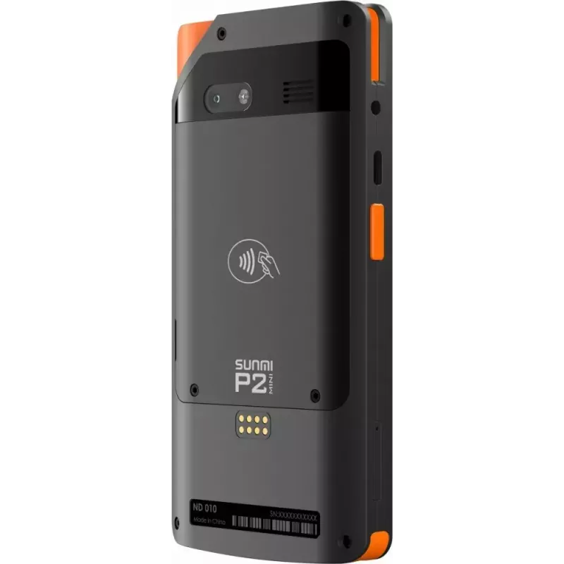 Mobiles POS SUNMI P2 Mini 2 GB RAM, 16 GB tallennustila ja 5-MP-kamera