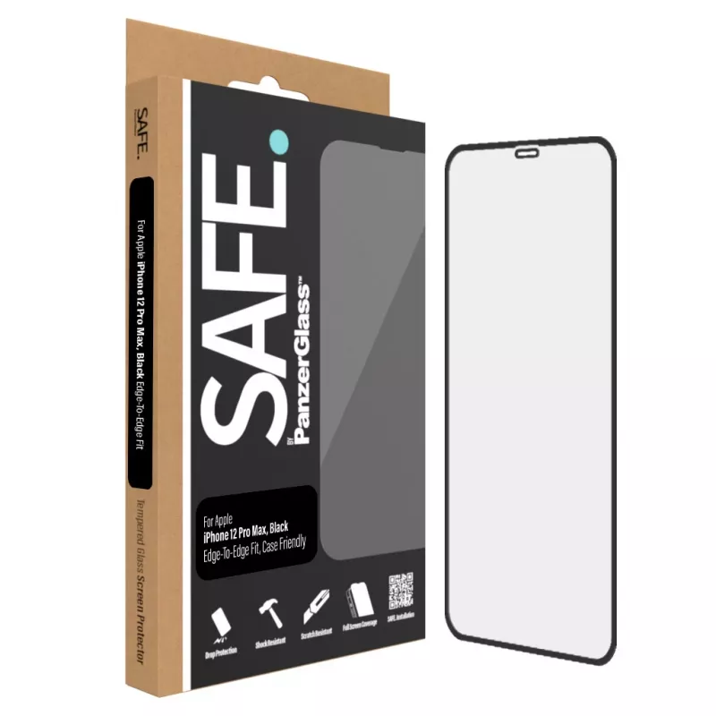 Näytönsuojakalvo PanzerGlass SAFE. by ® Apple iPhone 12 Pro Max reunaton naarmu- ja iskunkestävä