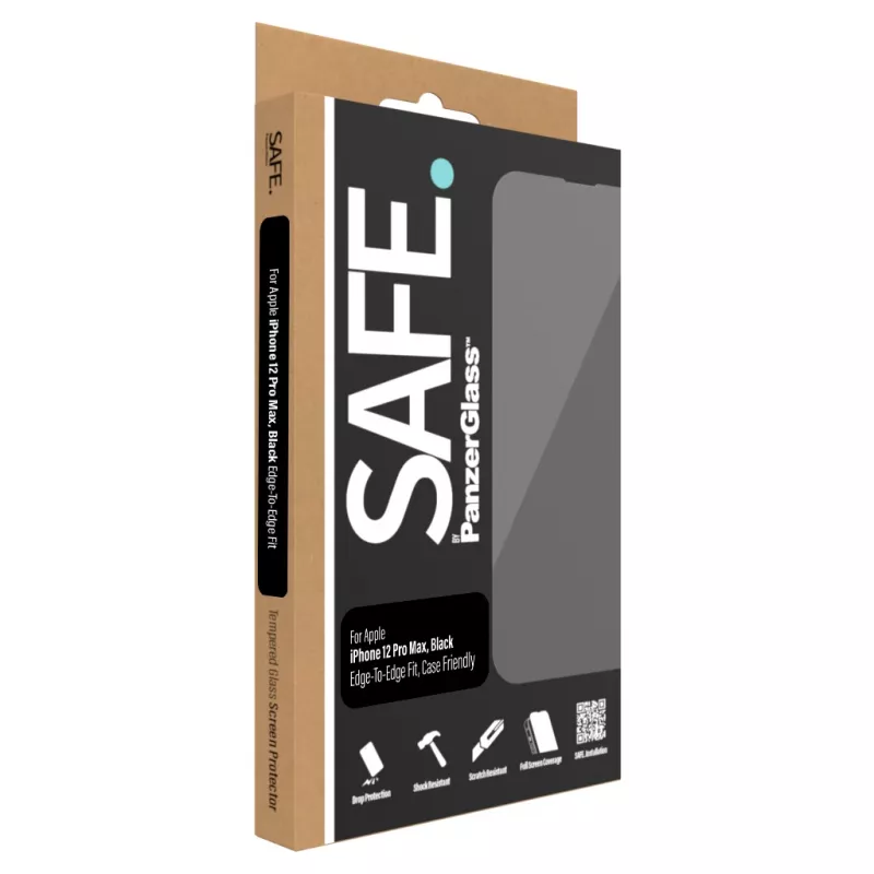 Näytönsuojakalvo PanzerGlass SAFE. by ® Apple iPhone 12 Pro Max reunaton naarmu- ja iskunkestävä
