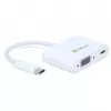 Techly muunnoskaapeli adapteri USB-VGA-C, C-Port USB-lataustoiminto IADAP USB31-VU31
