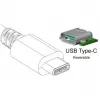 Techly muunnoskaapeli adapteri USB-VGA-C, C-Port USB-lataustoiminto IADAP USB31-VU31