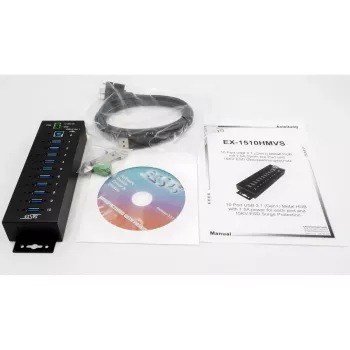 USB-keskitin EXSYS EX-1510HMVS