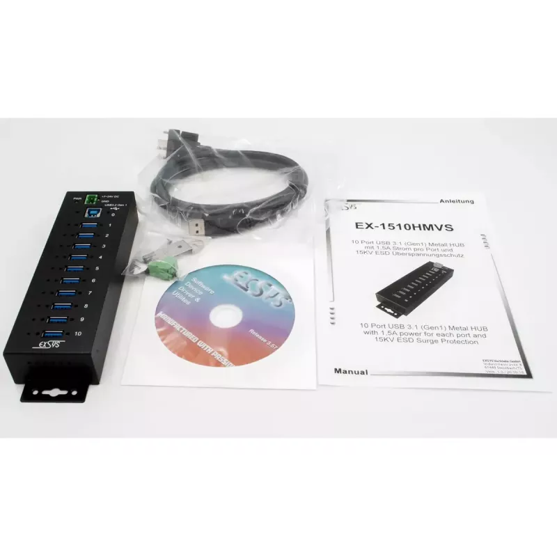USB-keskitin EXSYS EX-1510HMVS