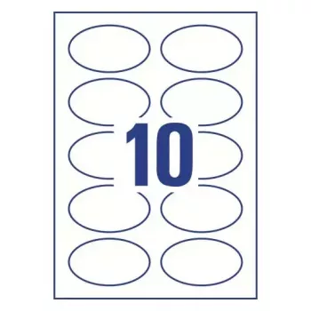 Itseliimautuva tarra soikea irrotettava Avery L4882-20