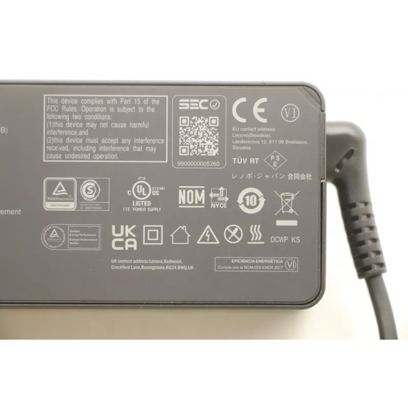 Verkkovirtalähde 65W USB Type-C Lenovo 5A10W86303, USB-C PD -virtalähde 65 W