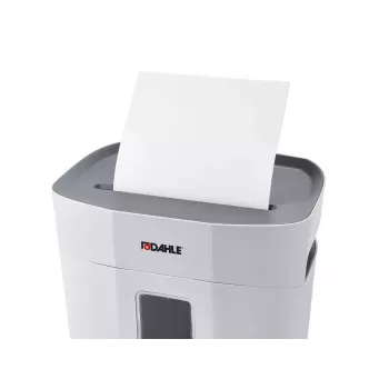 Paperisilppuri Dahle PaperSAFE 100 ristileikkaus 70 dB 22 cm harmaa valkoinen