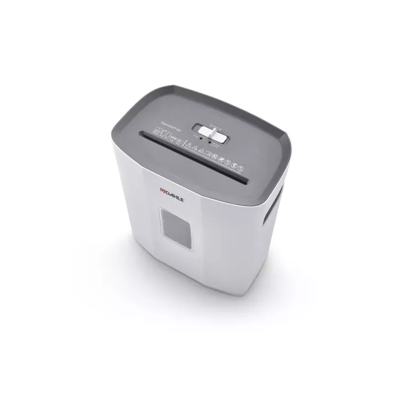 Paperisilppuri Dahle PaperSAFE 100 ristileikkaus 70 dB 22 cm harmaa valkoinen