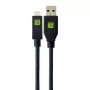 Techly ICOC MUSB31-CMAM10T USB-kaapeli USB 3.2 Gen 1 (3.1 Gen 1) 1 m USB A USB C musta