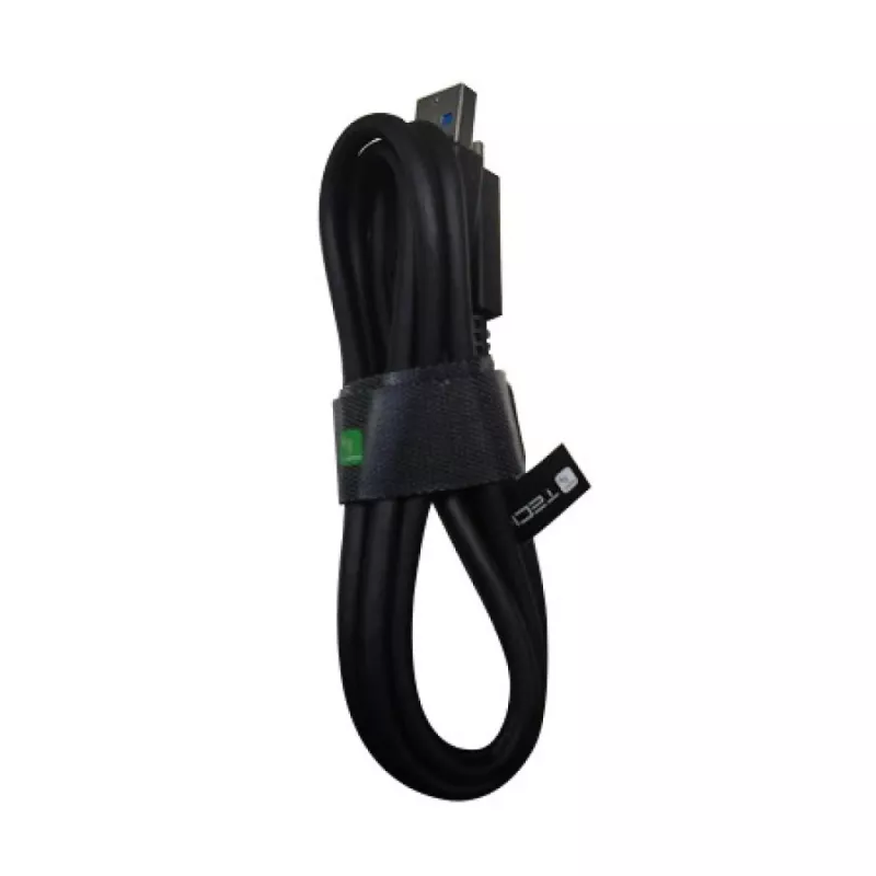 Techly ICOC MUSB31-CMAM10T USB-kaapeli USB 3.2 Gen 1 (3.1 Gen 1) 1 m USB A USB C musta