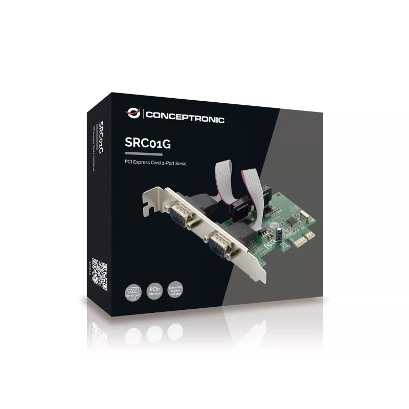 Conceptronic PCI Express -kortti 2-porttinen sarjaportti