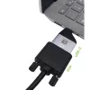 Techly IADAP USBC-VGAC USB-näytönohjainadapteri 1920 x 1200 pikseliä musta, hopea