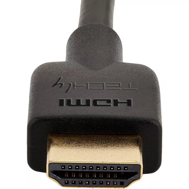 Techly ICOC HDMI2-4-010T HDMI-kaapeli 1 m HDMI Type A (Standard) musta