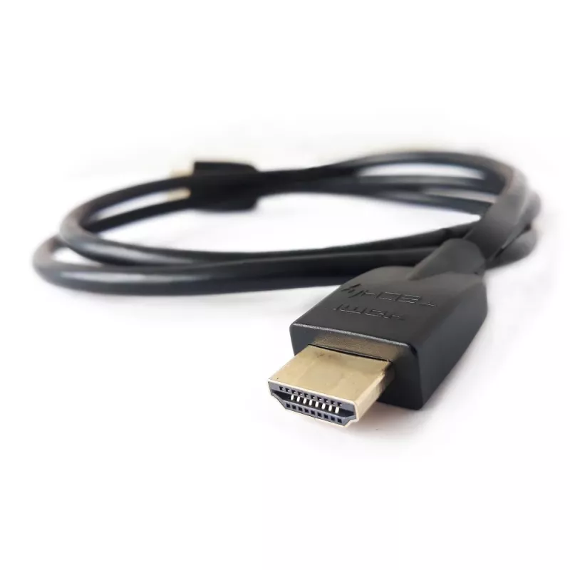 Techly ICOC HDMI2-4-010T HDMI-kaapeli 1 m HDMI Type A (Standard) musta