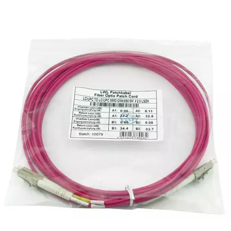 BlueOptics QK732A-BO InfiniBand/kuituoptinen kaapeli 1 m LC violetti