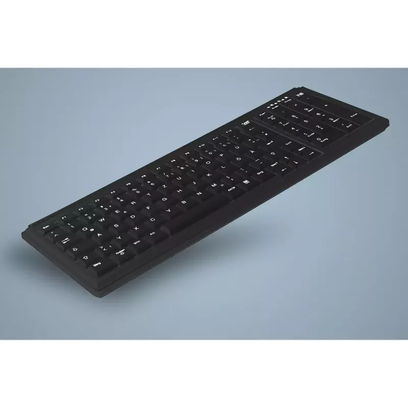 Contour Design Active Key AK-7000 näppäimistö teollinen USB AZERTY ranska musta