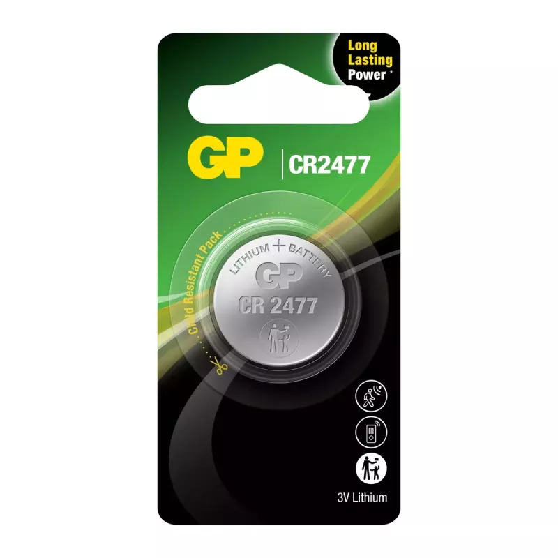 Kertakäyttöparisto GP Batteries 103239 CR2477 litium-mangaanidioksidi