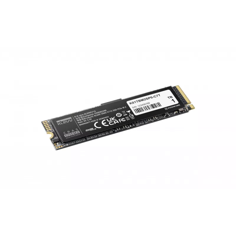SSD-asema KLEVV 1 TB M.2 2280 PCIe Gen3 NVMe K01TBM2SP0-C7T