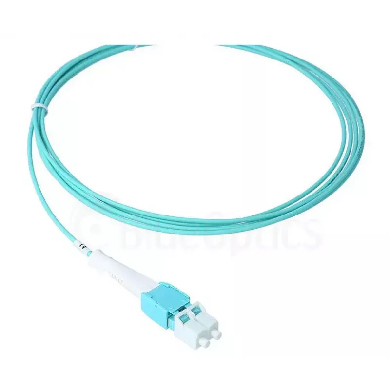 BlueOptics 797902TD120001M-BO Duplex-Uniboot-valokuitupatchkaapeli (Corning-yhteensopiva), LC-UPC/LC-UPC, multimode OM3 50/125 µm, 1 m