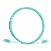 BlueOptics 797902TD120001M-BO Duplex-Uniboot-valokuitupatchkaapeli (Corning-yhteensopiva), LC-UPC/LC-UPC, multimode OM3 50/125 µm, 1 m