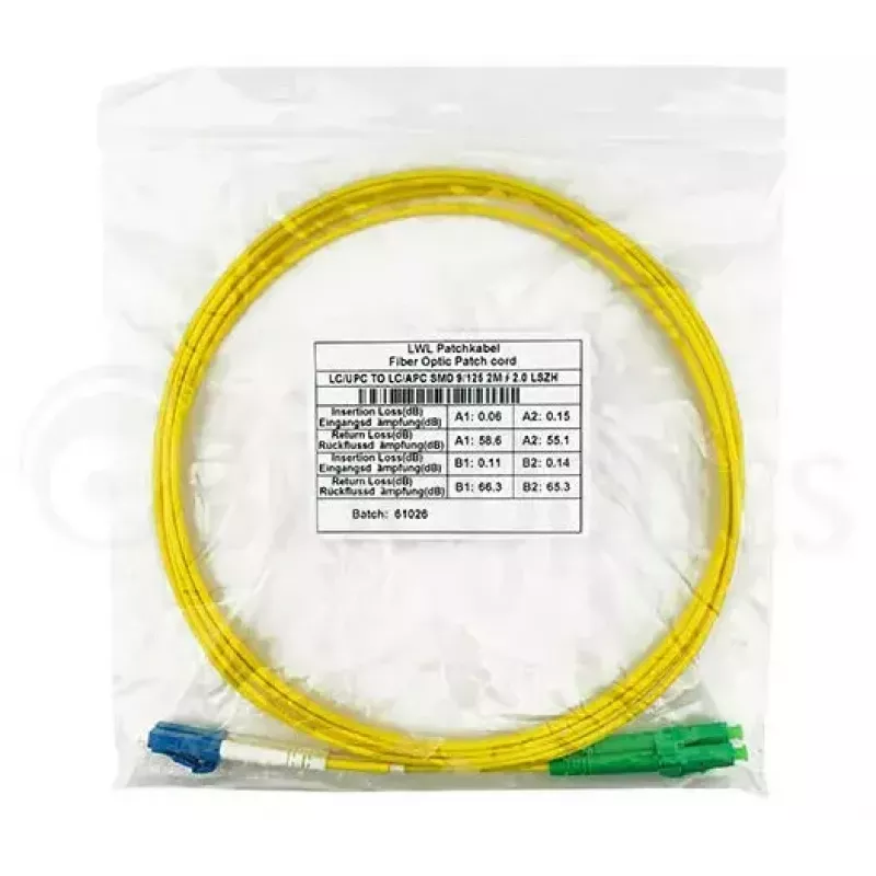 Kuitukaapeli BlueOptics SFP3131BU5MS LC G.657.A1 5 m keltainen