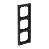 Busch-Jaeger peitelevy 1723-885K musta, termoplasti, ruuviton, 80×222×11 mm