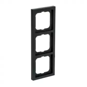 Busch-Jaeger peitelevy 1723-885K musta, termoplasti, ruuviton, 80×222×11 mm