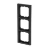 Busch-Jaeger peitelevy 1723-885K musta, termoplasti, ruuviton, 80×222×11 mm