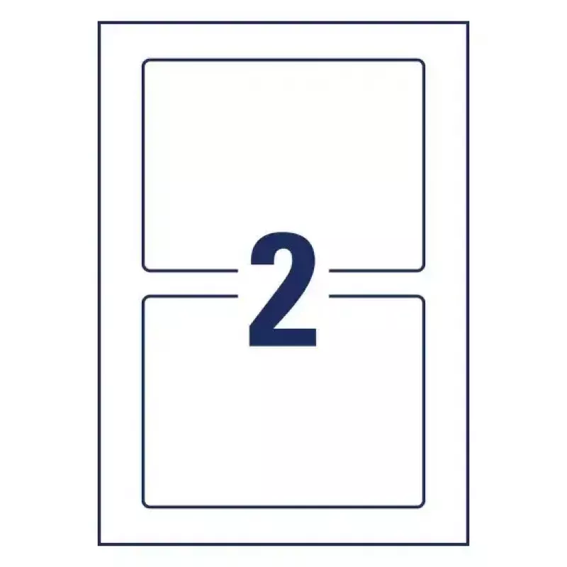 Avery Placard Label Holders vaaleanharmaa itseliimautuva tulostintarra A4