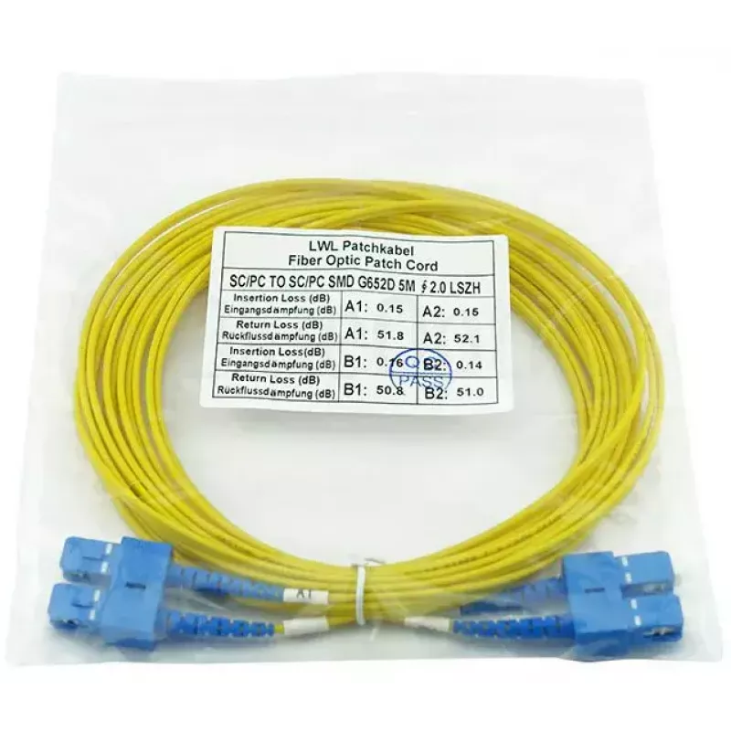 Kuitukaapeli BlueOptics CAB-SMF-SC-SC-1 1 m SC SC G.657.A1