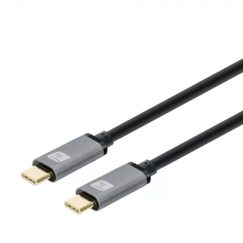 Techly ICOC-MUSB322-CM-010 USB 3.2 Gen 2 -kaapeli, USB-C uros, 1 m, musta