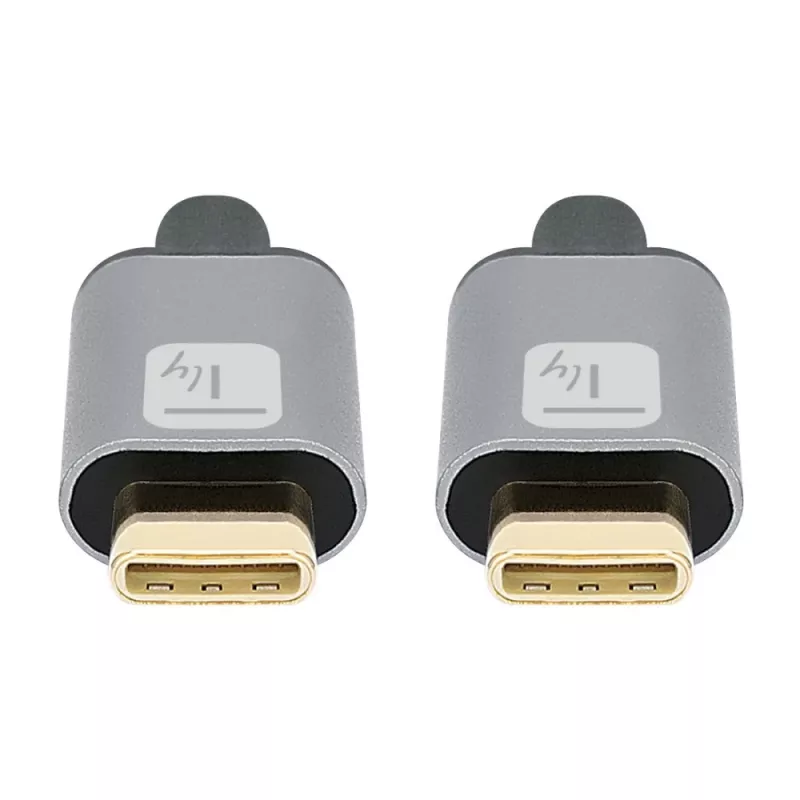 Techly ICOC-MUSB322-CM-010 USB 3.2 Gen 2 -kaapeli, USB-C uros, 1 m, musta