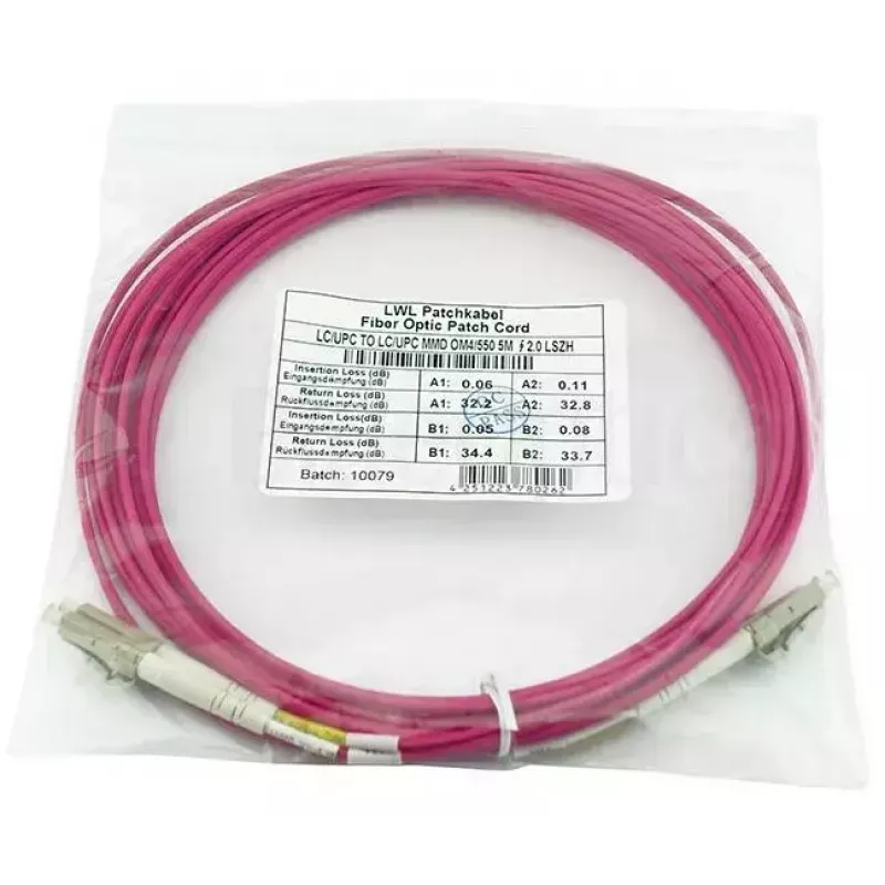Kuituoptinen kaapeli BlueOptics SFP3131FU1.5MK LC OM4 1,5 m pinkki