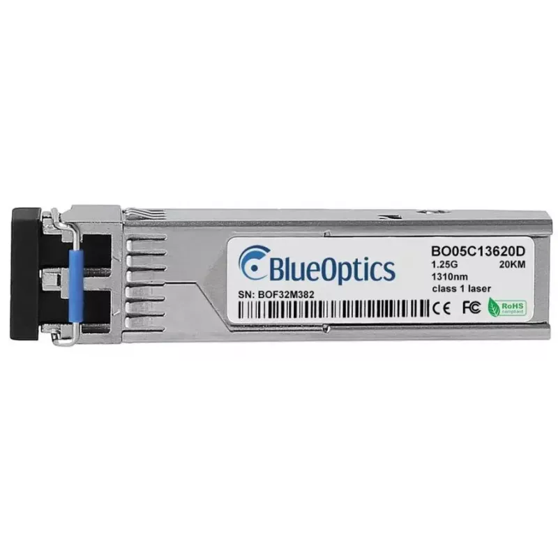 BlueOptics OM-SFP-GIGABIT-SINGLE-MODE-20-BO kuituoptinen lähetin-vastaanotinmoduuli 20000 m