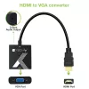 Techly kaapeliadapteri konvertteri HDMI-VGA ääniliittimellä