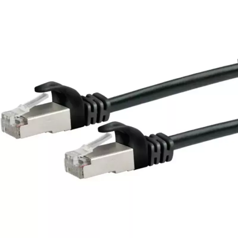 Verkkokaapeli Schwaiger CKB6025 053 RJ-45 Cat6 2,5 m musta