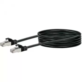Verkkokaapeli Schwaiger CKB6025 053 RJ-45 Cat6 2,5 m musta